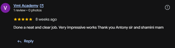 Shine Aspire Google My Business Client Review 11