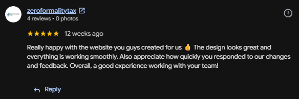 Shine Aspire Google My Business Client Review 13