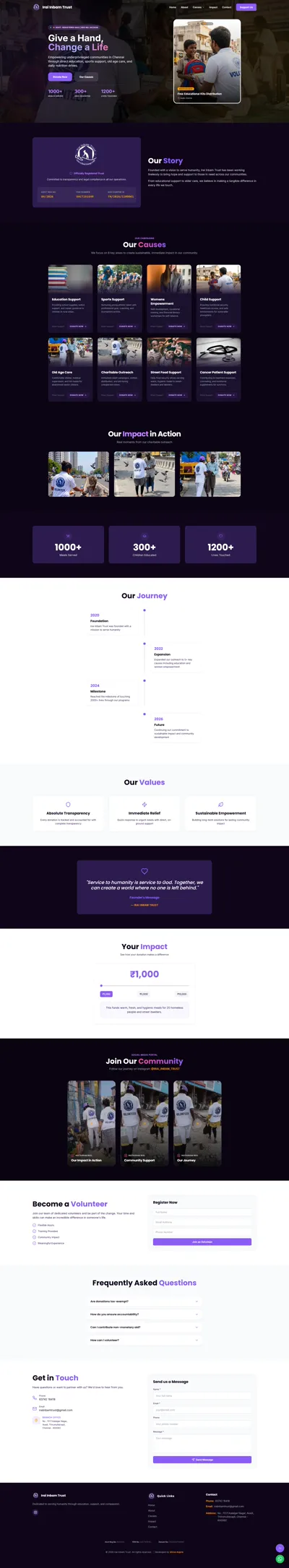 Irai - NGO & Trust Portal